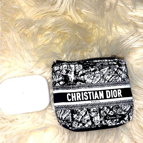 Dior Black and White coin purse or AirPod pouch. Authentic! Brand new! - Picture 1 of 6